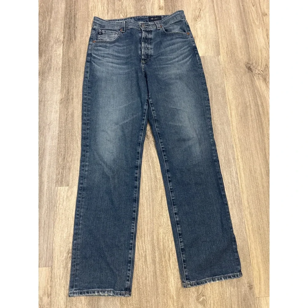 AG Adriano Goldschmied Alexxis Straight High Rise Vintage Jeans Blue 30R
